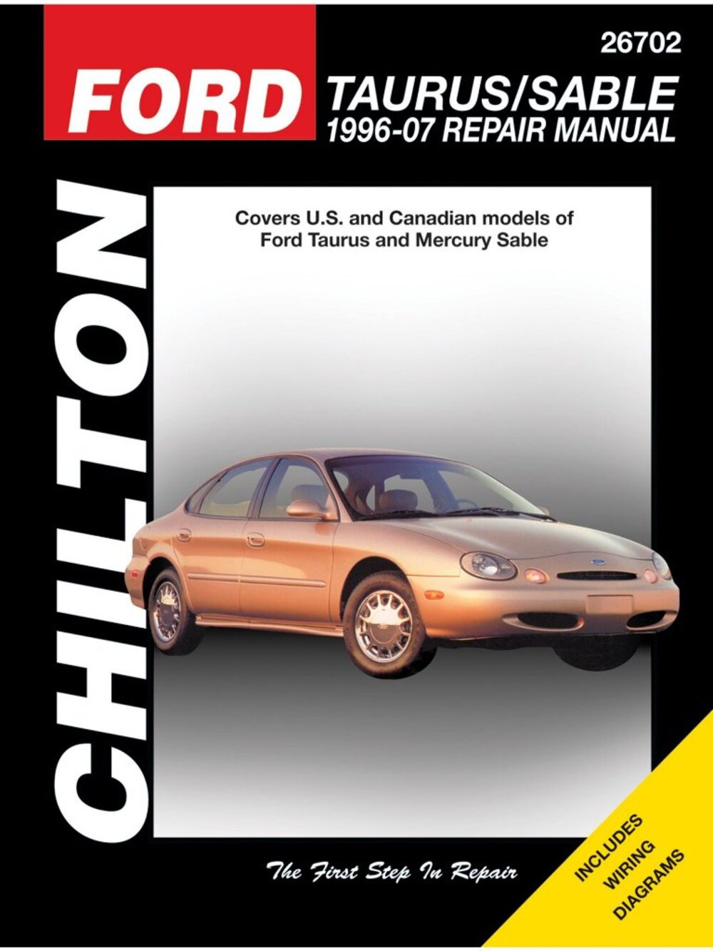 Chilton Ford Taurus/Sable 1996-05 Repair Manual Paperback Covers Models Routine